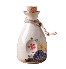 Ceramic Japanese Sake Pot Porcelain Sake Bottle Traditional Liquor Wine Jug #27