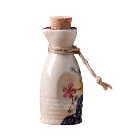 Ceramic Japanese Sake Pot Porcelain Sake Bottle Traditional Liquor Wine Jug #32