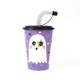 Halloween Plastic Mini Tumbler Party Favor with Ghost Design, 13 oz, by Way To Celebrate