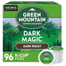 Green Mountain Coffee Dark Magic, Single Serve Keurig K-Cup pods, Dark Roast, 96 Count
