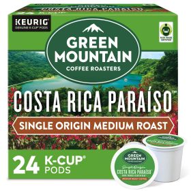 Green Mountain Coffee® Roasters Costa Rica Paraiso Single-Serve K-Cup Pods, Medium Roast Coffee, 24 Count