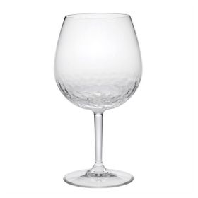 Plastic Wine Glasses Set of 4 (22oz), BPA Free Tritan Hammer Wine Glass Set, Unbreakable Red Wine Glasses, White Wine Glasses