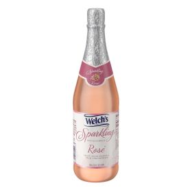 Welch's Non-Alcoholic Sparkling Rose Grape Juice Cocktail, 25.4 fl oz Bottle