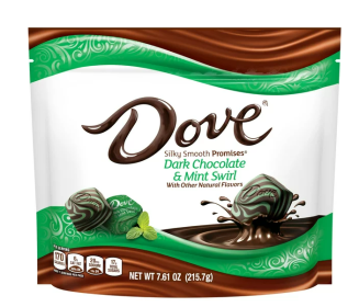 Dove Promises Mint Swirl Dark Chocolate Candy - 7.61 oz Bag
