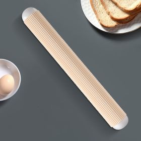 1pc Household Kitchen Rolling Pin (Color: Apricot)