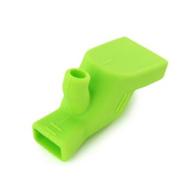 1pc Bathroom Sink Nozzle Faucet Extender Rubber Elastic Water Tap Extension Kitchen Faucet Accessories For Children Kid Hand Washing (Color: Green)