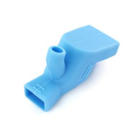 1pc Bathroom Sink Nozzle Faucet Extender Rubber Elastic Water Tap Extension Kitchen Faucet Accessories For Children Kid Hand Washing (Color: Blue)