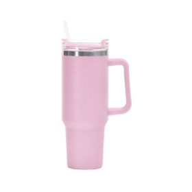 1200ml Stainless Steel Mug Coffee Cup Thermal Travel Car Auto Mugs Thermos 40 Oz Tumbler with Handle Straw Cup Drinkware New In (Capacity: 1200ml, Color: V)