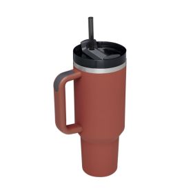 1200ml Stainless Steel Mug Coffee Cup Thermal Travel Car Auto Mugs Thermos 40 Oz Tumbler with Handle Straw Cup Drinkware New In (Capacity: 1200ml, Color: J)