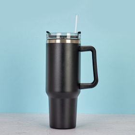 1200ml Stainless Steel Mug Coffee Cup Thermal Travel Car Auto Mugs Thermos 40 Oz Tumbler with Handle Straw Cup Drinkware New In (Capacity: 1200ml, Color: Q)