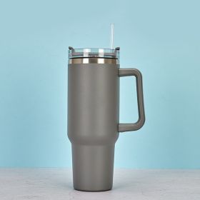 1200ml Stainless Steel Mug Coffee Cup Thermal Travel Car Auto Mugs Thermos 40 Oz Tumbler with Handle Straw Cup Drinkware New In (Capacity: 1200ml, Color: P)