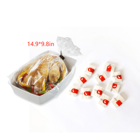 5pcs Large Roasting Bags Are Most Suitable For Cooking Meat In Kitchen Microwave Ove (Quantity: 10pcs)