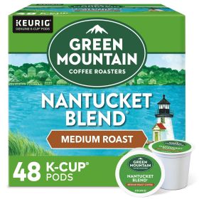 Green Mountain Coffee Roasters Nantucket Blend Keurig Single-Serve K-Cup Pods, Medium Roast Coffee, 48 Count (Brand: Green Mountain Coffee)