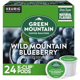 Green Mountain Coffee Wild Mountain Blueberry Keurig Single-Serve K-Cup pods, Light Roast Coffee, 24 Count (Brand: Green Mountain Coffee)