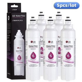 LG LT800P- 6 Month / 200 Gallon Capacity Replacement Refrigerator Water Filter (NSF42 and NSF53) ADQ73613401, ADQ73613408, or ADQ75795104 , White (Pack: 5 Piece)