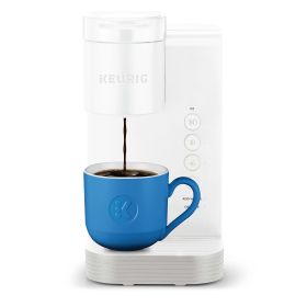 K-Express Essentials Single Serve K-Cup Pod Coffee Maker, Black (Color: White)