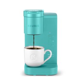 K-Express Essentials Single Serve K-Cup Pod Coffee Maker, Black (Color: teal)