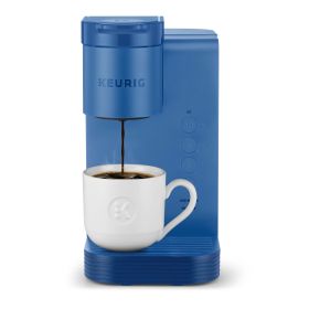 K-Express Essentials Single Serve K-Cup Pod Coffee Maker, Black (Color: navy)